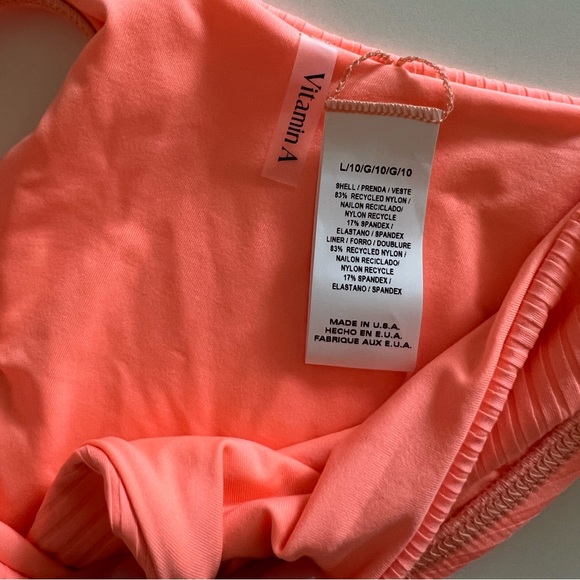 {Vitamin A} Brand New California High Leg Bikini Bottoms - Picture 8 of 10